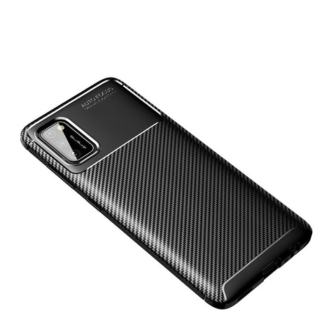 Samsung Galaxy A02s Cover Texture Flexible Kohlefaser