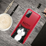 Samsung Galaxy A02s Cover Die Katze, die Nein sagt