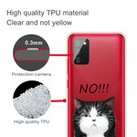 Samsung Galaxy A02s Cover Die Katze, die Nein sagt