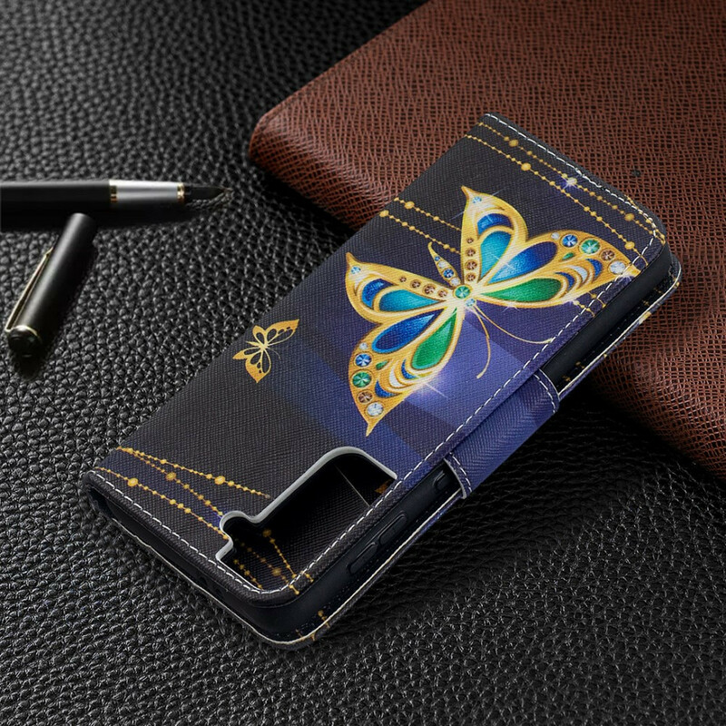 Hülle Samsung Galaxy S221 5G Schmetterlinge Könige