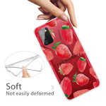 Samsung Galaxy A02s Hülle Erdbeere / i Love Strawberry