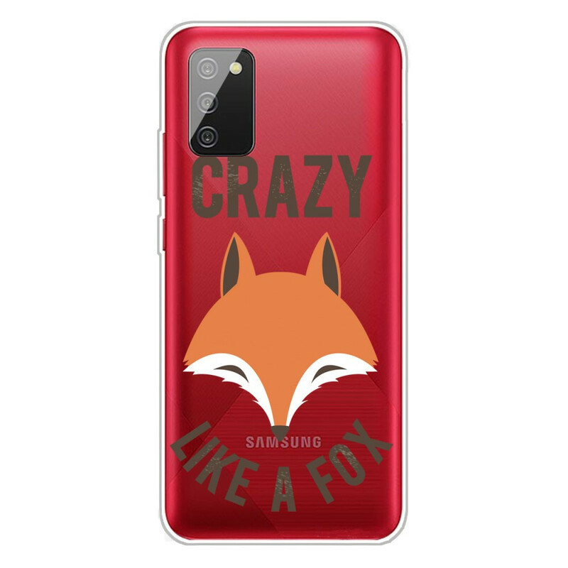 Samsung Galaxy A02s Fuchs Cover / Crazy Like a Fox