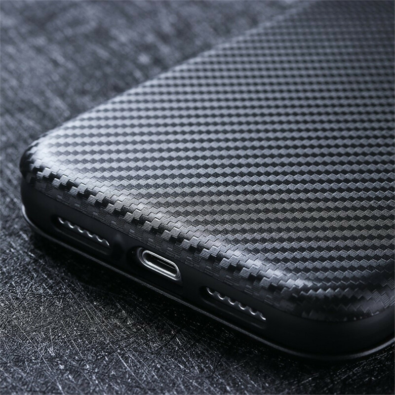 Flip Cover Samsung Galaxy A02s Kohlefaser