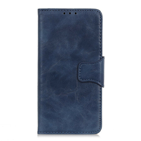 Samsung Galaxy A02s Leder Schlitz Verschluss Tasche