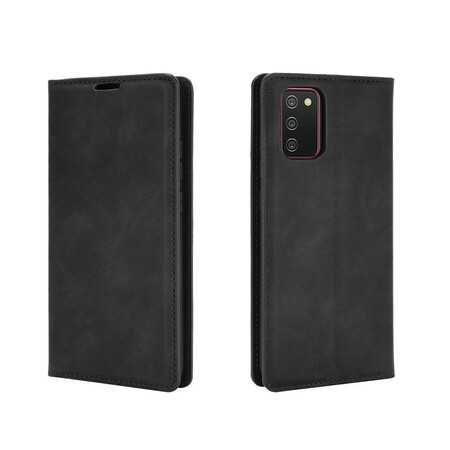 Flip Cover Samsung Galaxy A02s Weiche Lederoptik