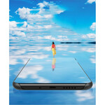 View Cover Samsung Galaxy M51 Spiegel und Kunstleder