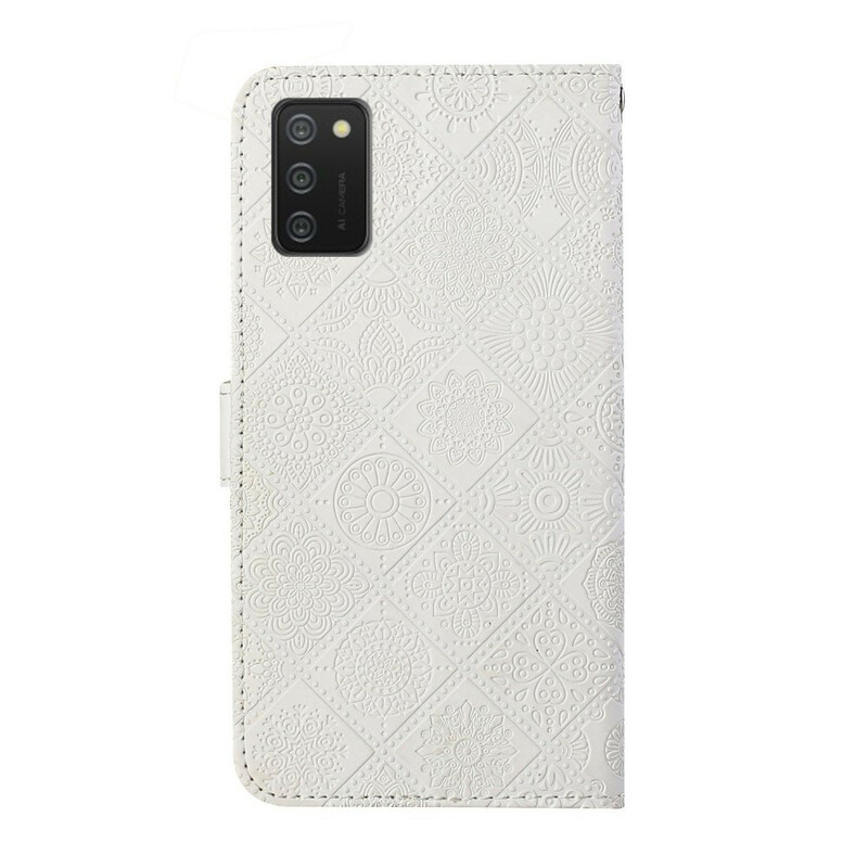 Hülle Samsung Galaxy A02s Tapisserie-Motiv