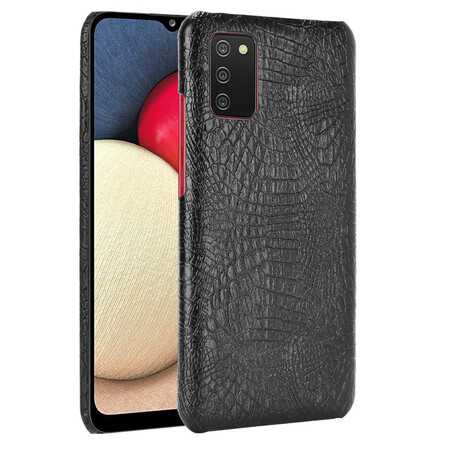 Samsung Galaxy A02s Cover mit Krokodilhaut-Effekt