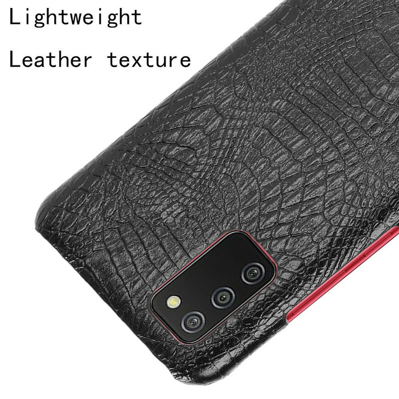 Samsung Galaxy A02s Cover mit Krokodilhaut-Effekt