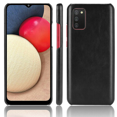 Samsung Galaxy A02s Hülle in Lederoptik Litchi