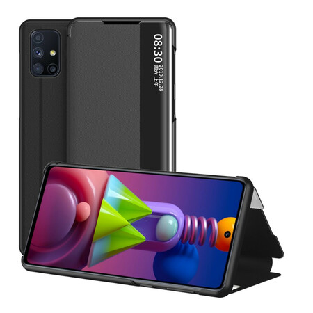 View Cover Samsung Galaxy M51 Kunstleder strukturiert