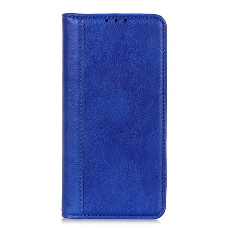 Flip Cover Samsung Galaxy M51 Leder Litchi Schlitz Eleganz