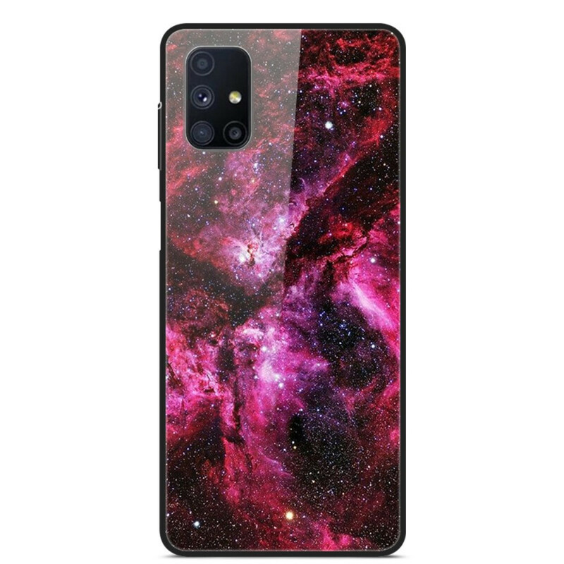Samsung Galaxy M51 Panzerglas Cover Pink