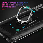 Samsung Galaxy M51 Ring und Kohlefaser Cover