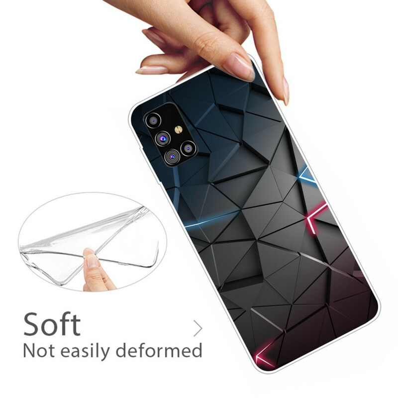 Samsung Galaxy M51 Flexible Geometry Cover
