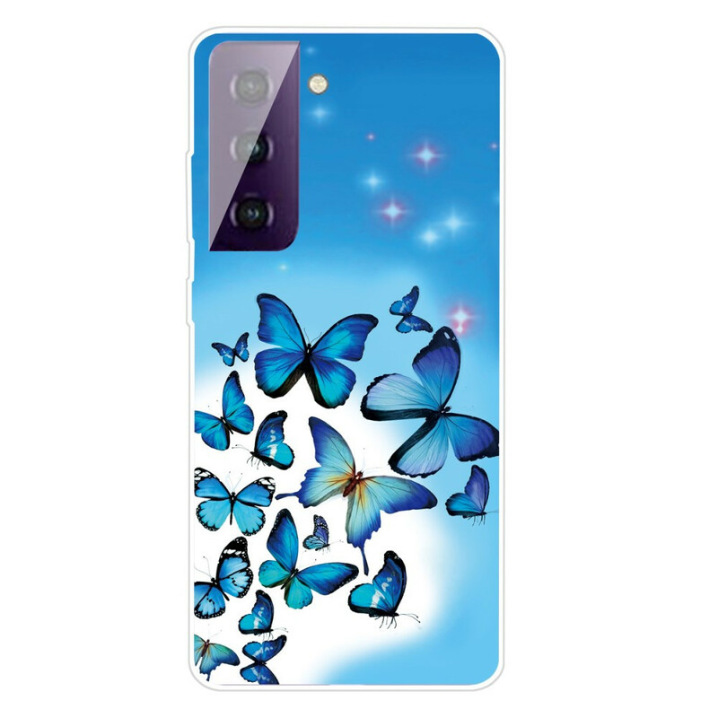 Samsung Galaxy S21 Plus 5G Schmetterlinge Cover