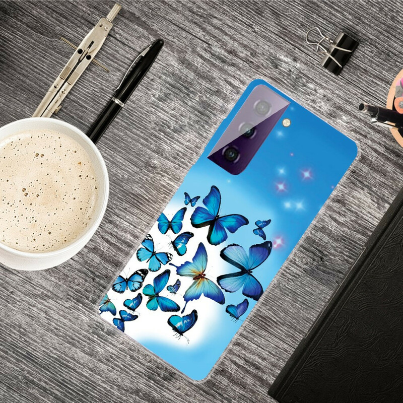 Samsung Galaxy S21 Plus 5G Schmetterlinge Cover