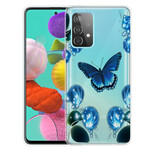 Samsung Galaxy A72 5G Schmetterling Luxe Cover