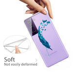 Samsung Galaxy S21 5G Cover Schöne Feder