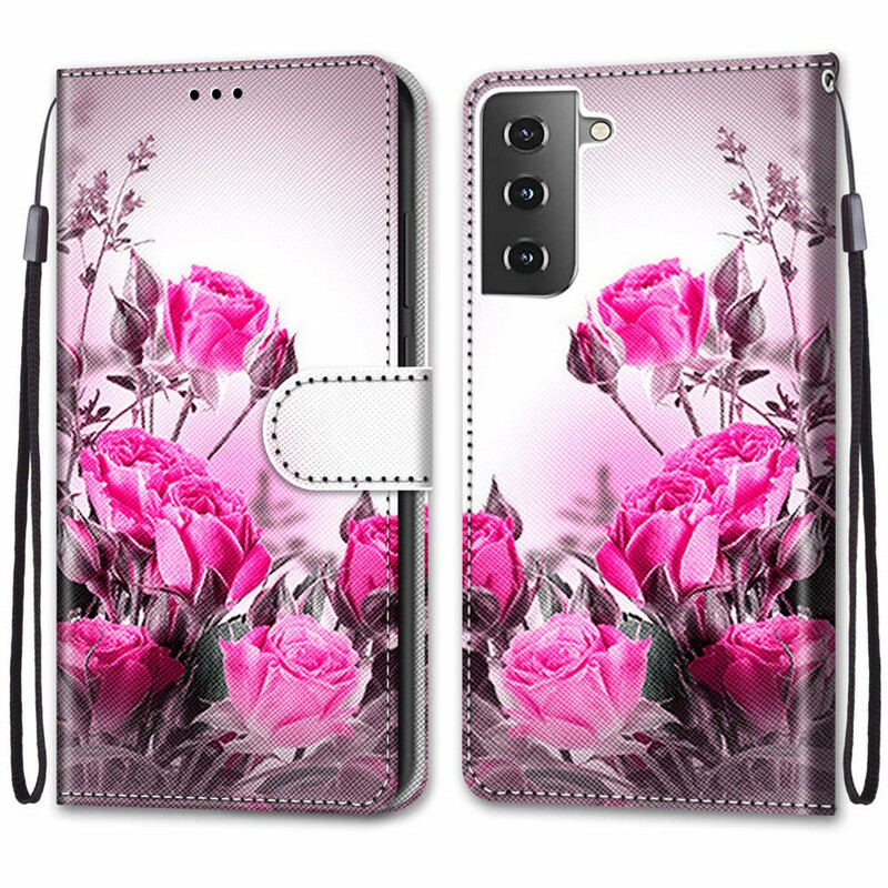 Samsung Galaxy S21 Plus 5G Hülle Magische Blumen