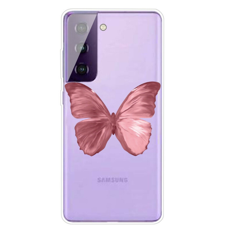 Samsung Galaxy S21 5G Cover Wilde Schmetterlinge