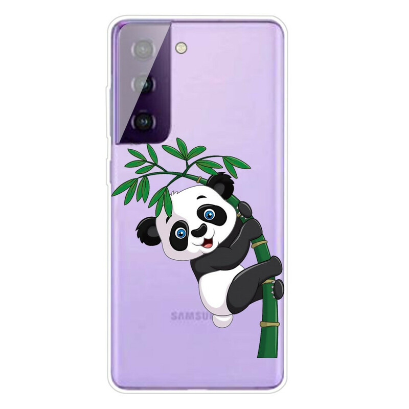 Samsung Galaxy S21 5G Cover Panda Auf Bambus
