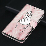 Samsung Galaxy S21 5G Finger Heart Hülle