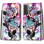 Hülle Samsung Galaxy S21 5G Neon-Blumen