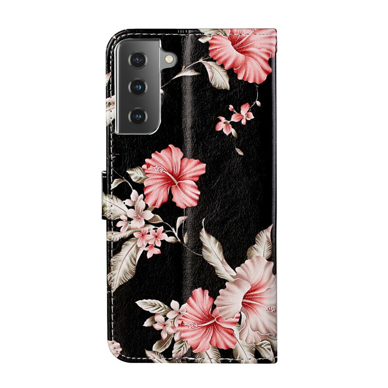 Samsung Galaxy S21 5G Hülle Verrückte Blumen