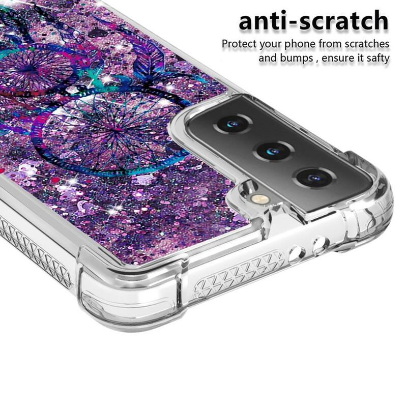 Samsung Galaxy S21 5G Traumfänger Glitter Cover