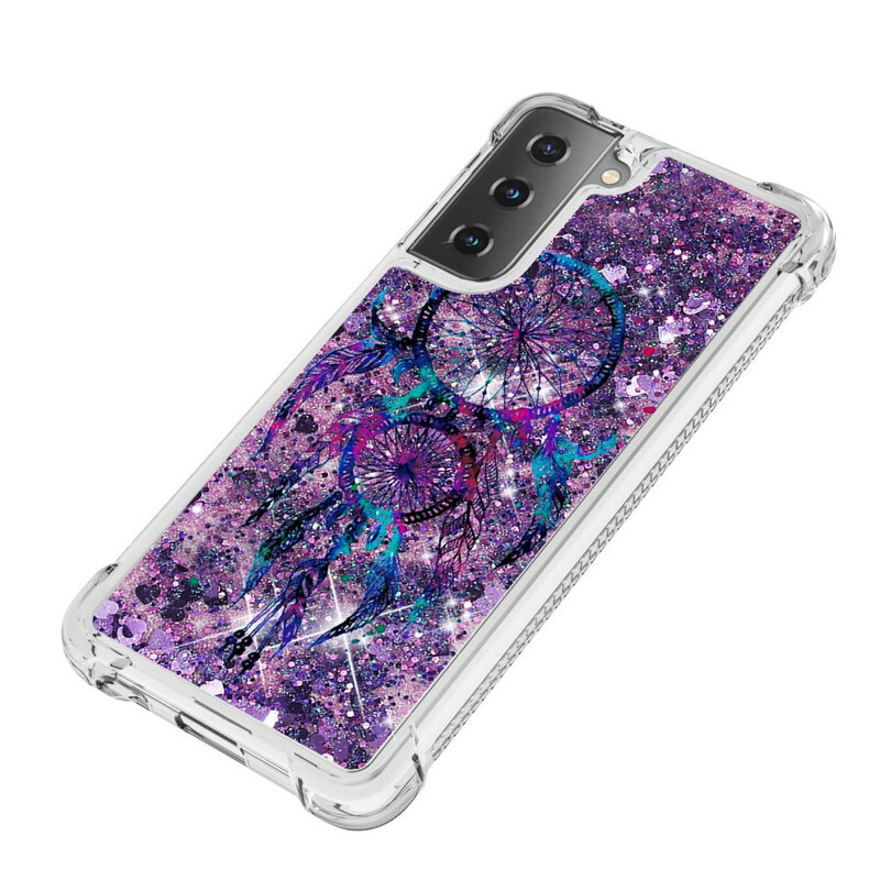 Samsung Galaxy S21 5G Traumfänger Glitter Cover
