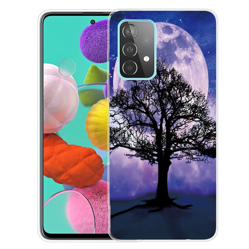 Samsung Galaxy A72 5G Baum und Mond Cover