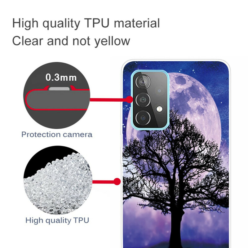 Samsung Galaxy A72 5G Cover Baum und Mond