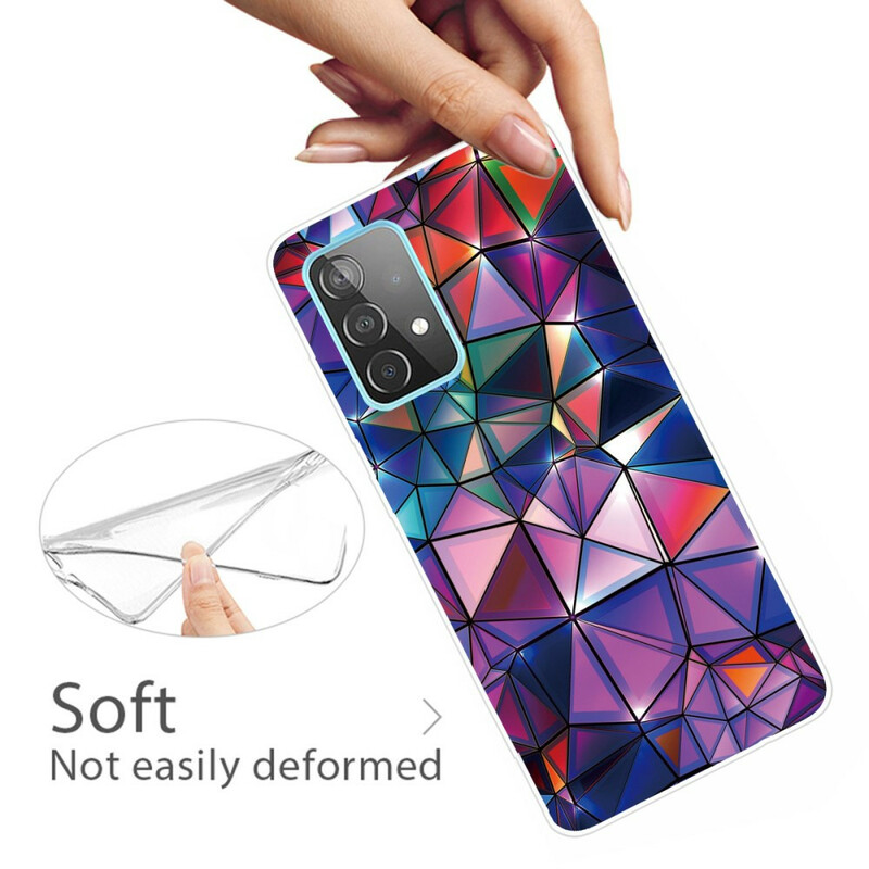 Samsung Galaxy A72 5G Flexible Geometric Cover
