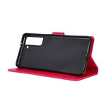 Hülle Samsung Galaxy S21 5G Schmetterlinge im Wind