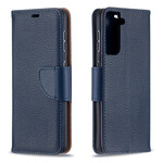 Hülle Samsung Galaxy S21 5G Litschi Oblique Klappe Hülle Samsung Galaxy S21 5G Litschi Oblique Klappe